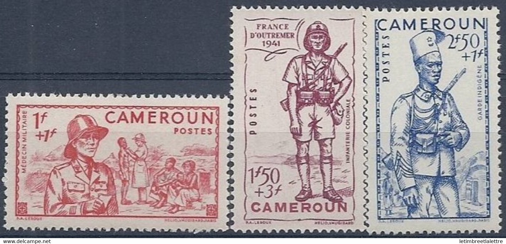 Cameroun - YT N° 197 à 199 ** - Neuf Sans Charnière - 1941 - Neufs