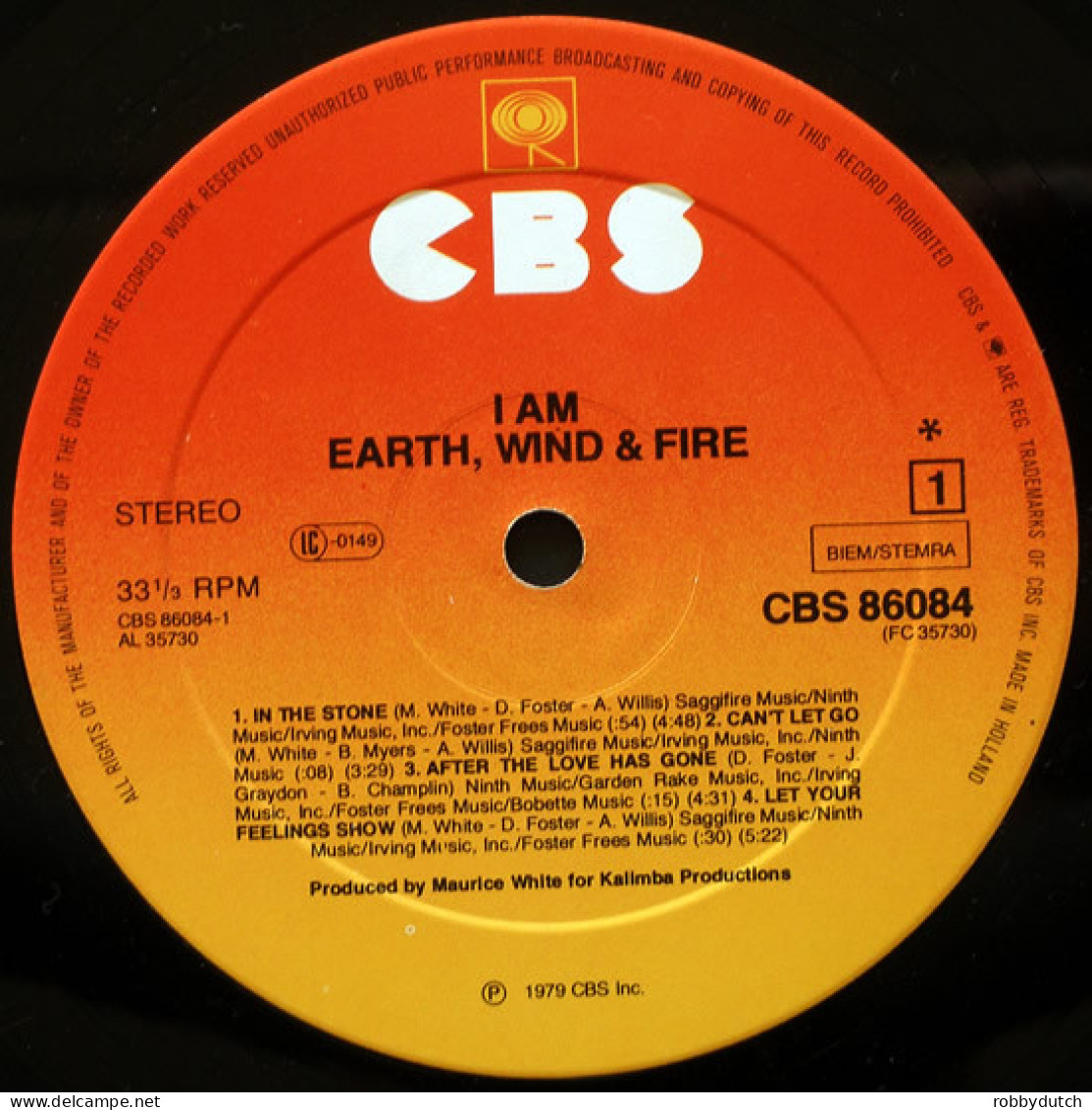 * LP * EARTH, WIND & FIRE - I AM (wrong Cover: "All ' N All" )(Europe 1979) - Soul - R&B