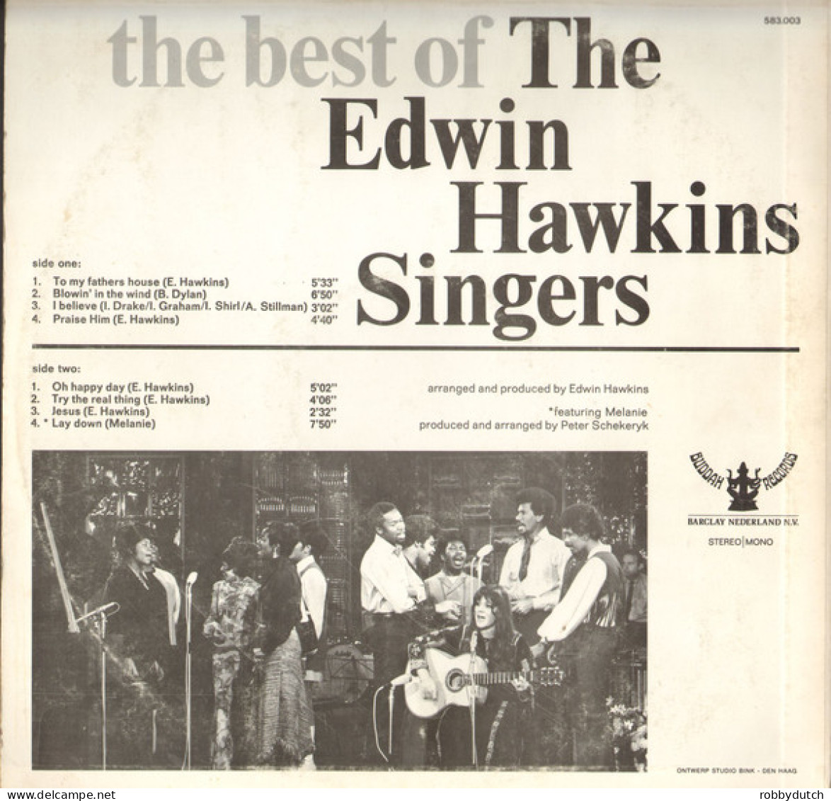 * LP *  THE BEST OF THE EDWIN HAWKINS SINGERS (Europe 1970) - Gospel & Religiöser Gesang