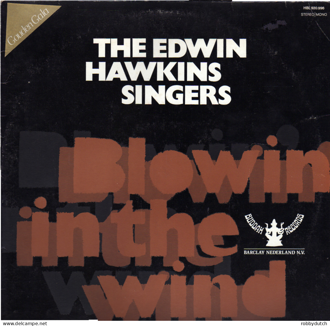 * LP *  EDWIN HAWKINS SINGERS - BLOWIN'  IN THE WIND (Holland 1969) - Religion & Gospel