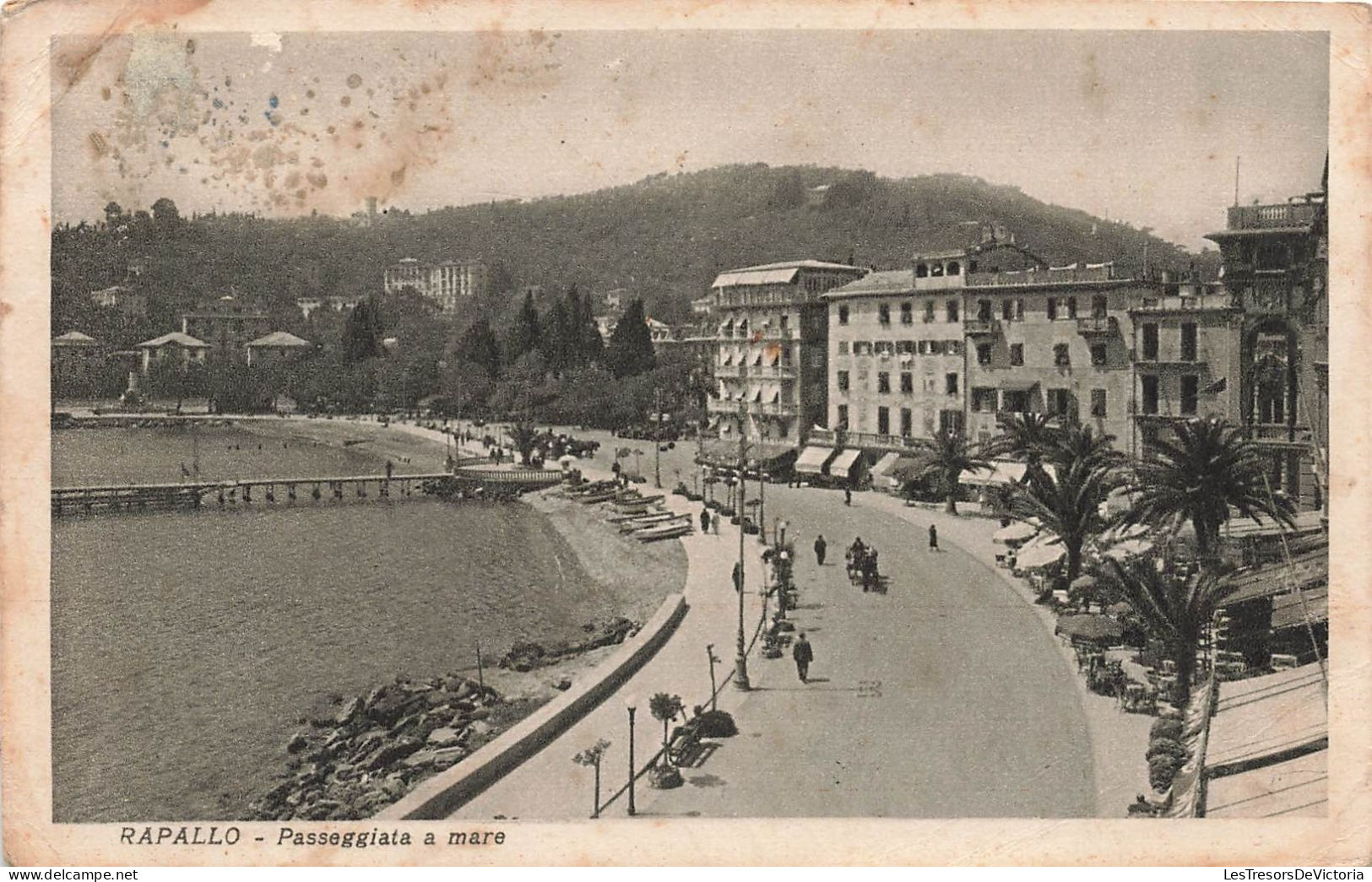 ITALIE - Rapallo - Passeggiata A Mare - Promenade - Animé - Carte Postale Ancienne - Sonstige & Ohne Zuordnung