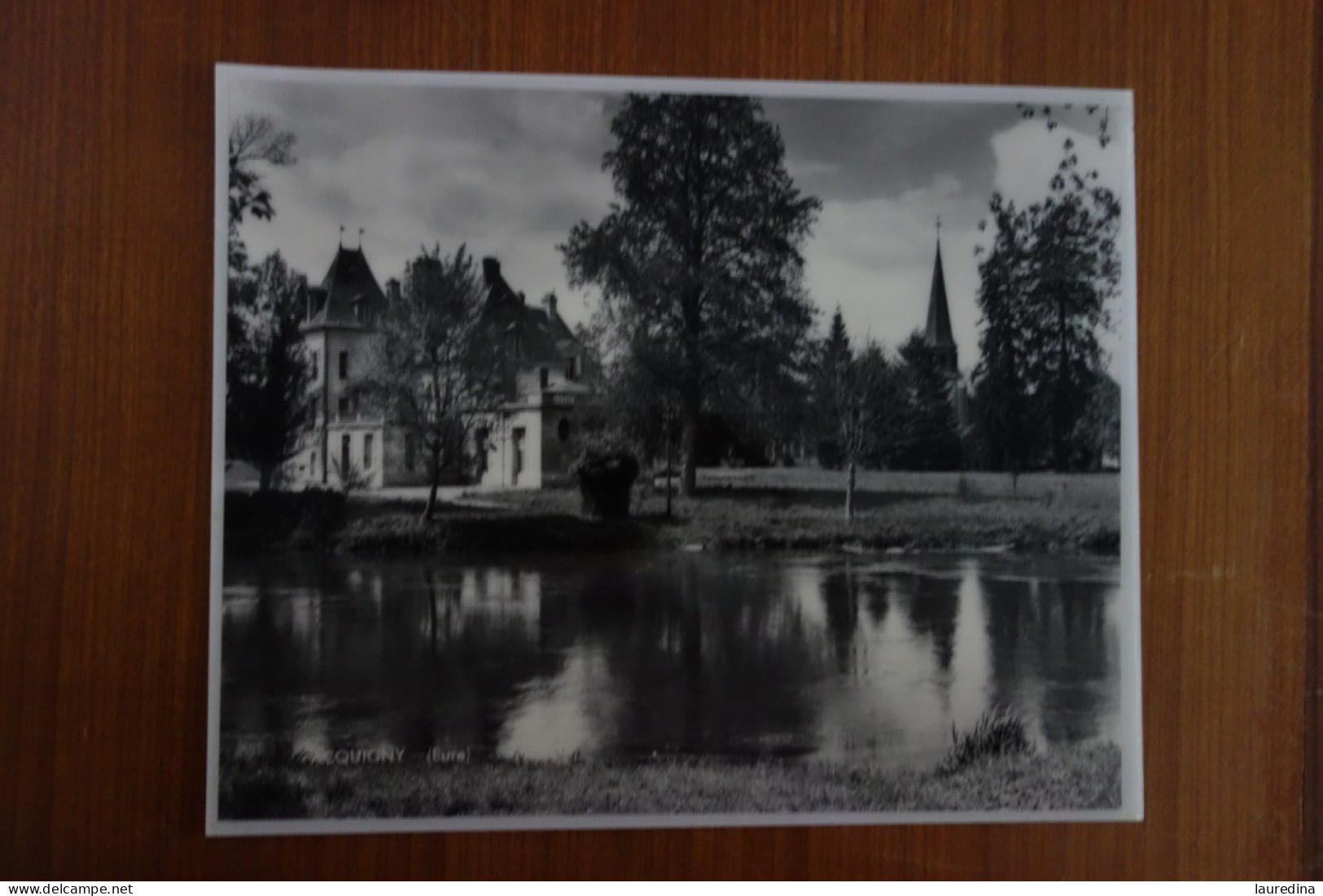 PHOTO VINTAGE DECOR WAGONS SNCF ANNEE 1960 - ACQUIGNY (EURE) - Railway