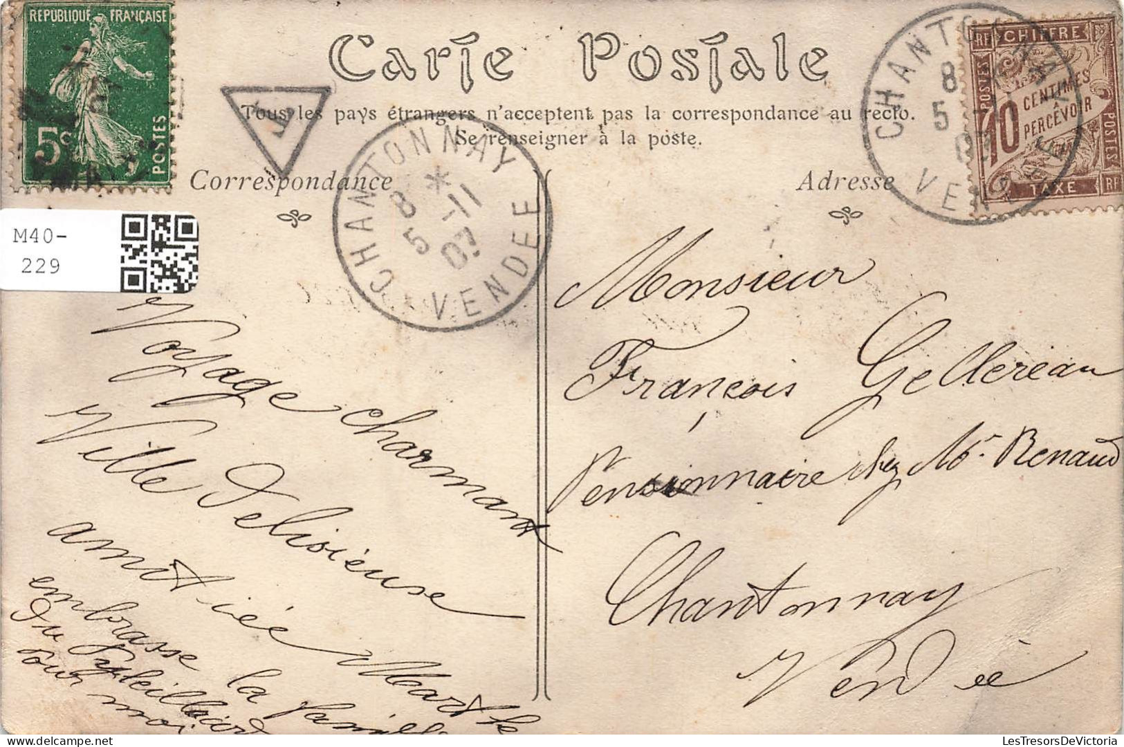 FRANCE - Angers - Le Jardin Du Mail - Fontaine - Animé - Carte Postale Ancienne - Angers