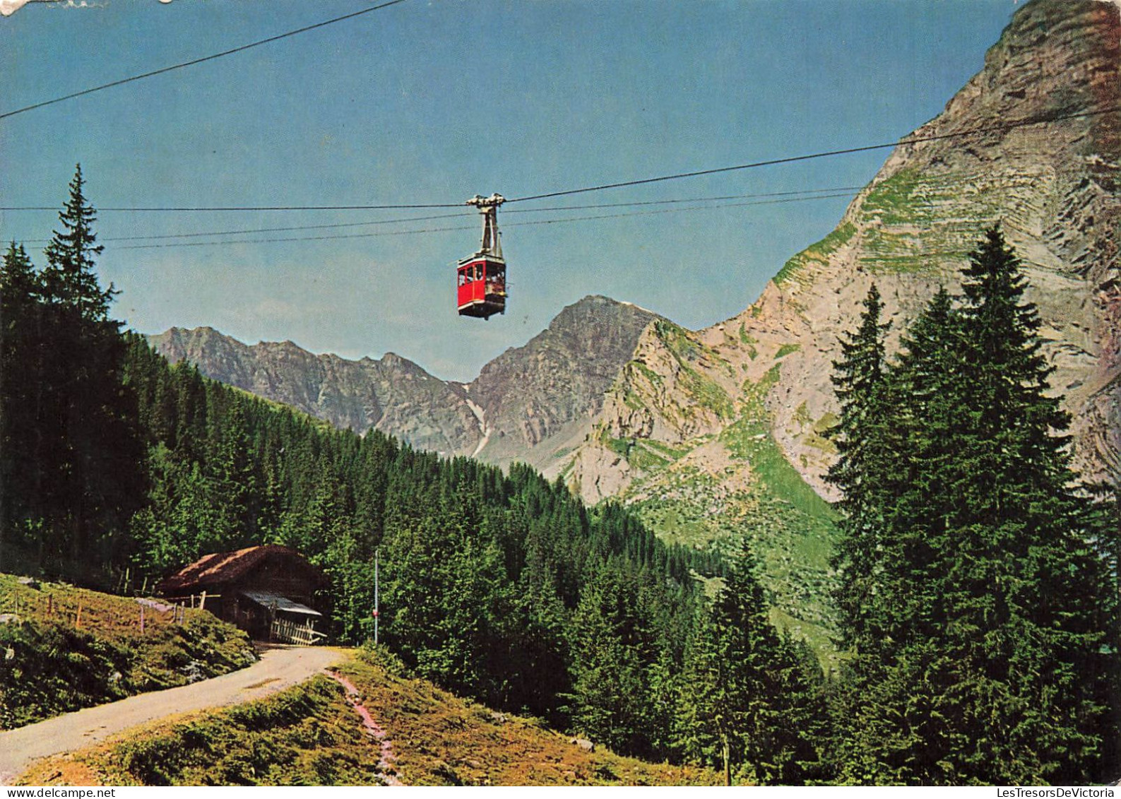 SUISSE - Mechtal - Cures D'Air Des Mutualités Chrétiennes - Téléphérique - Carte Postale - Andere & Zonder Classificatie