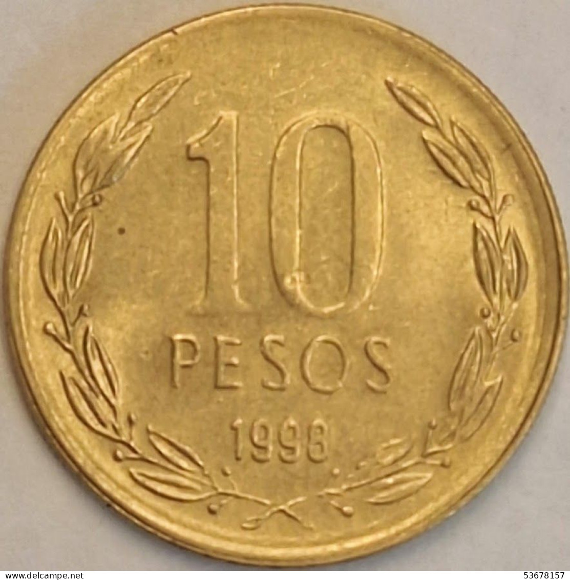 Chile - 10 Pesos 1998, KM# 228.2 (#3442) - Chile