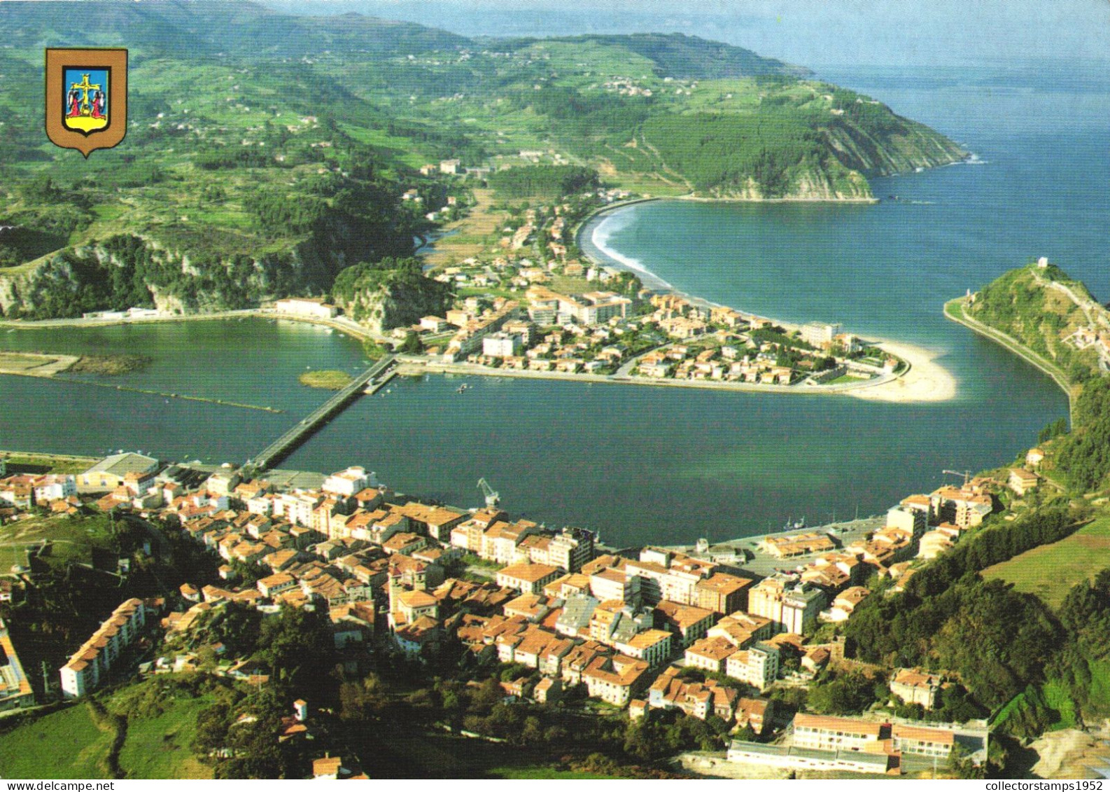 RIBADESELLA, ASTURIAS, ARCHITECTURE, BRIDGE, EMBLEM, SPAIN, POSTCARD - Asturias (Oviedo)