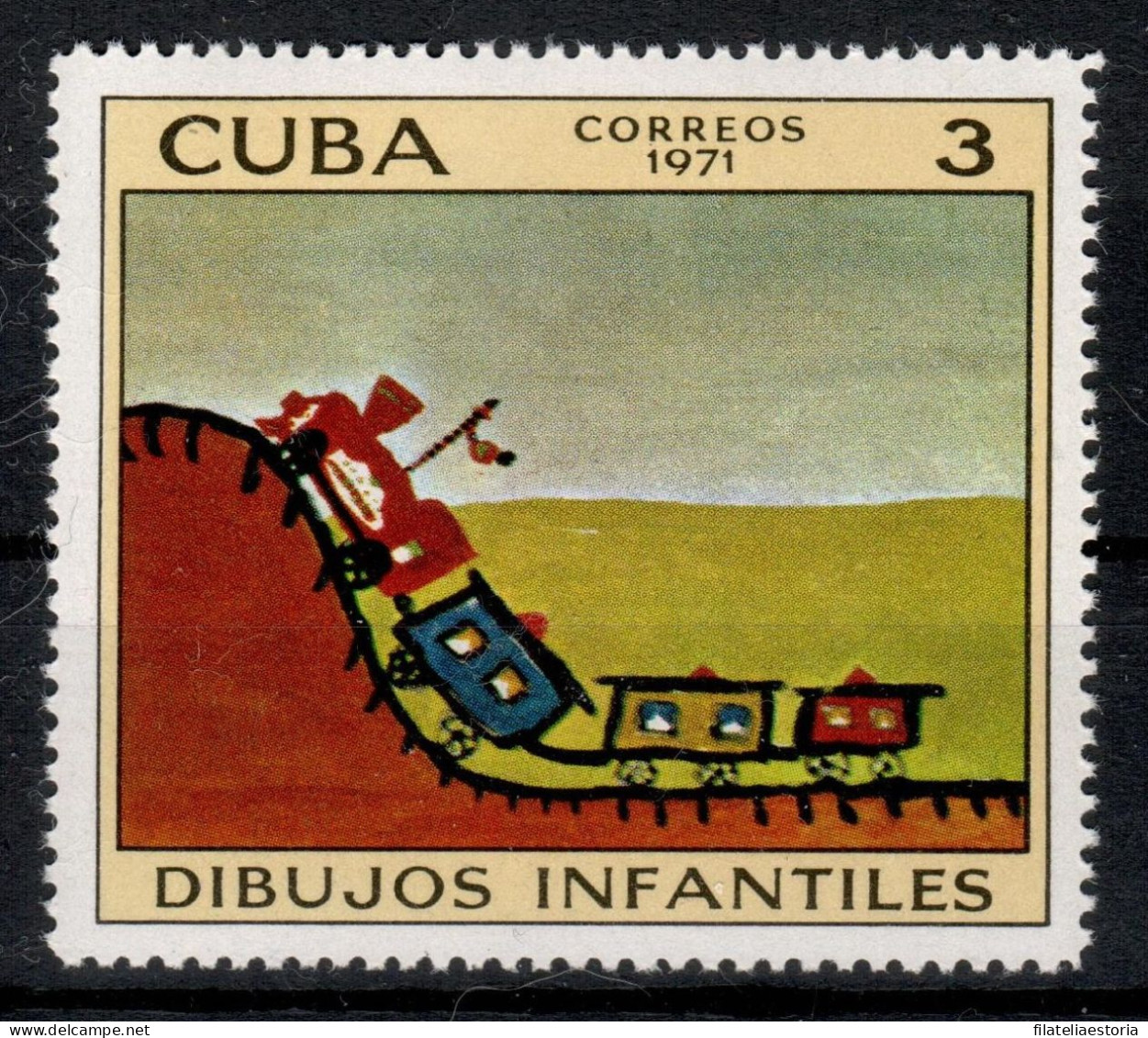 Cuba 1971 - MNH** - Enfance - Michel Nr. 1708 (cub417) - Ongebruikt