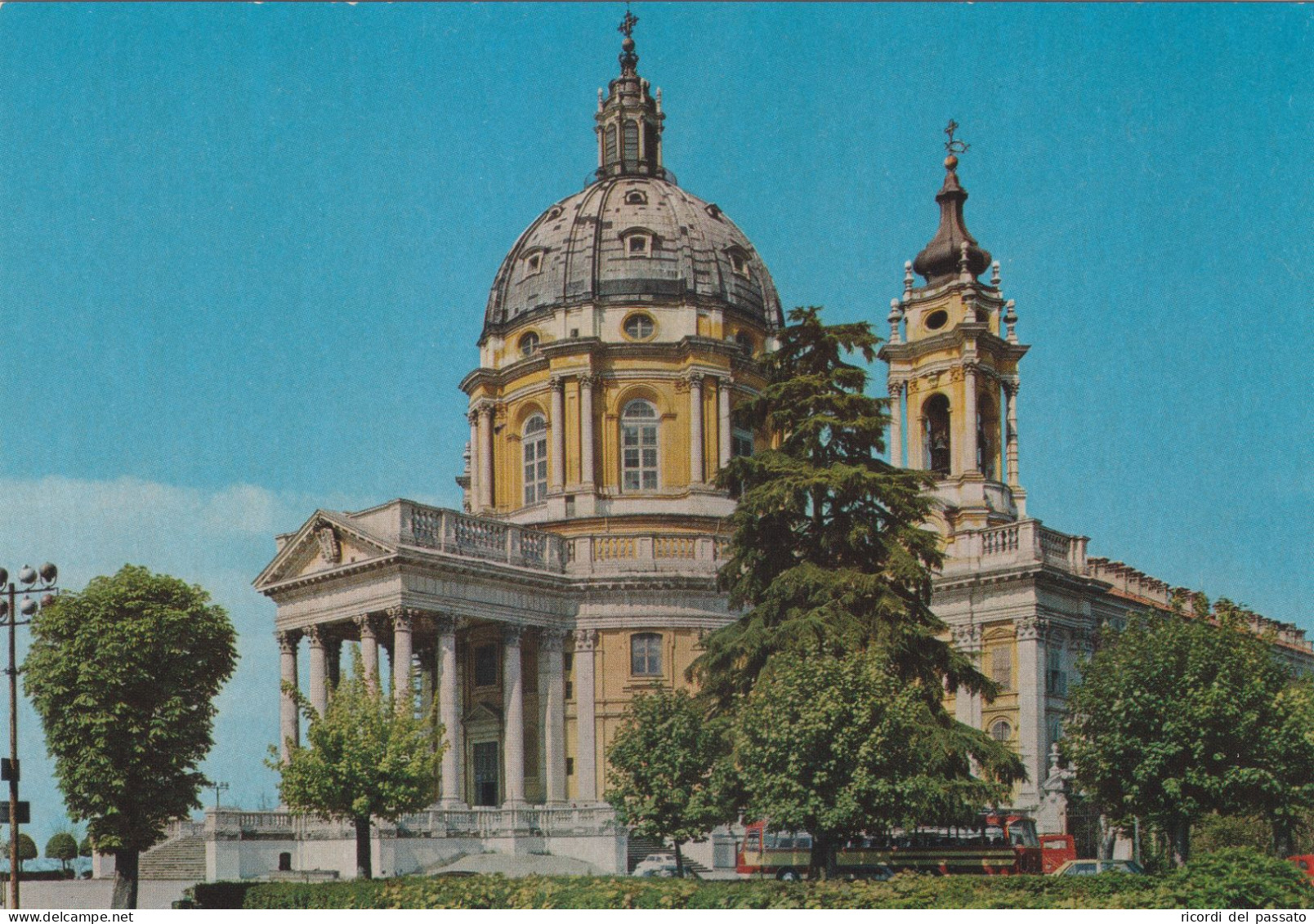 Cartolina Torino - Basilica Di Superga - Iglesias