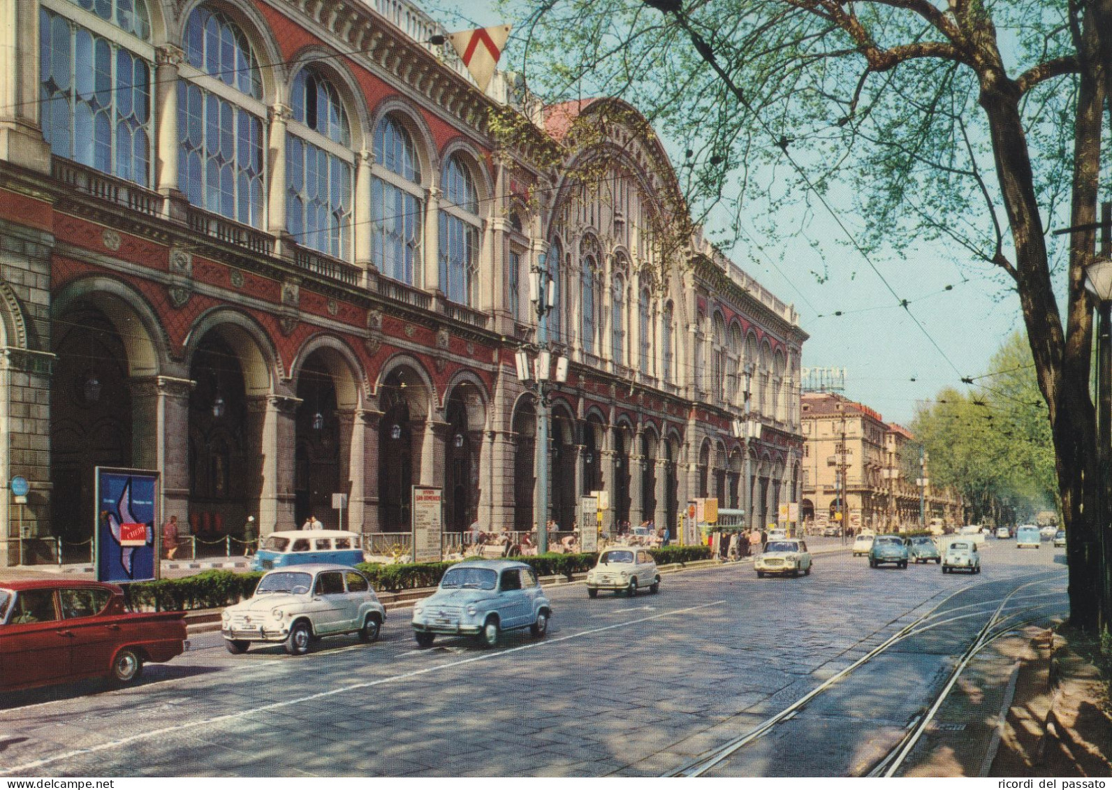 Cartolina Torino - Stazione Porta Nuova - Stazione Porta Nuova