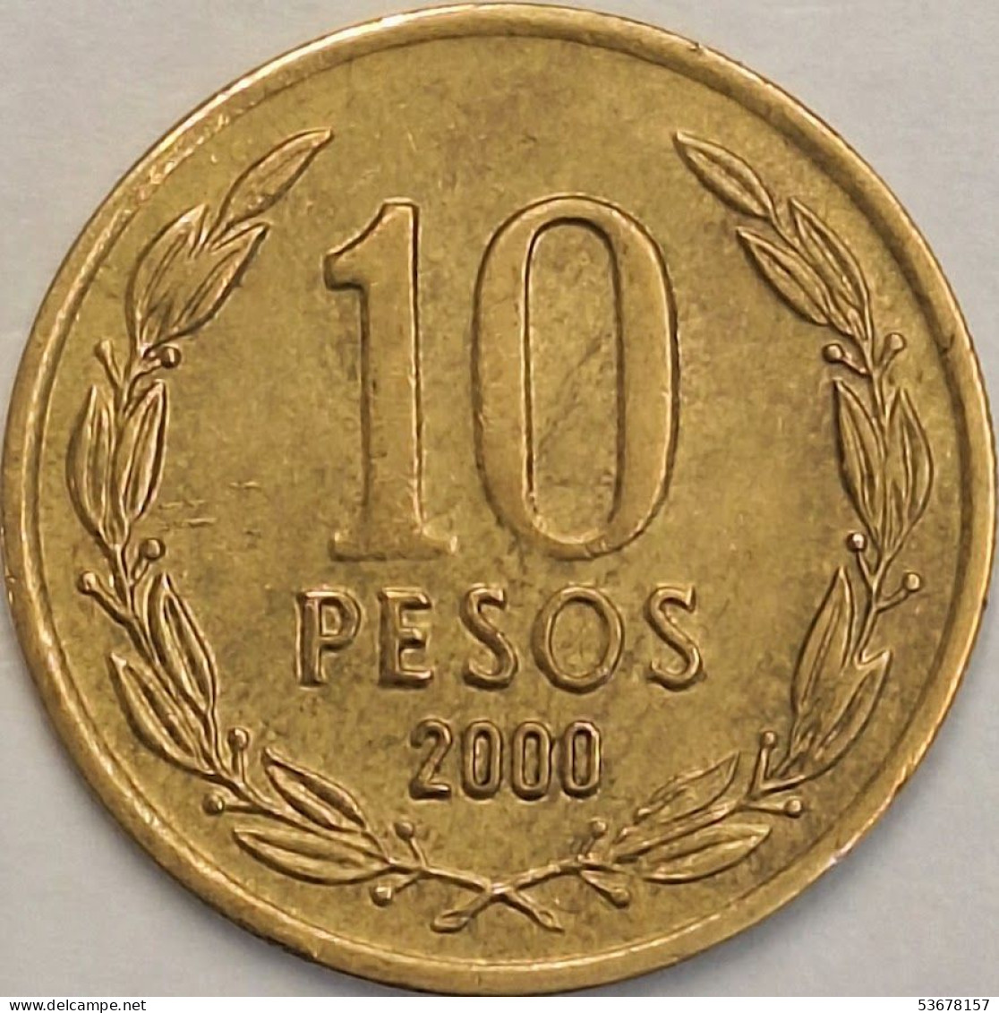 Chile - 10 Pesos 2000, KM# 228.2 (#3443) - Chile