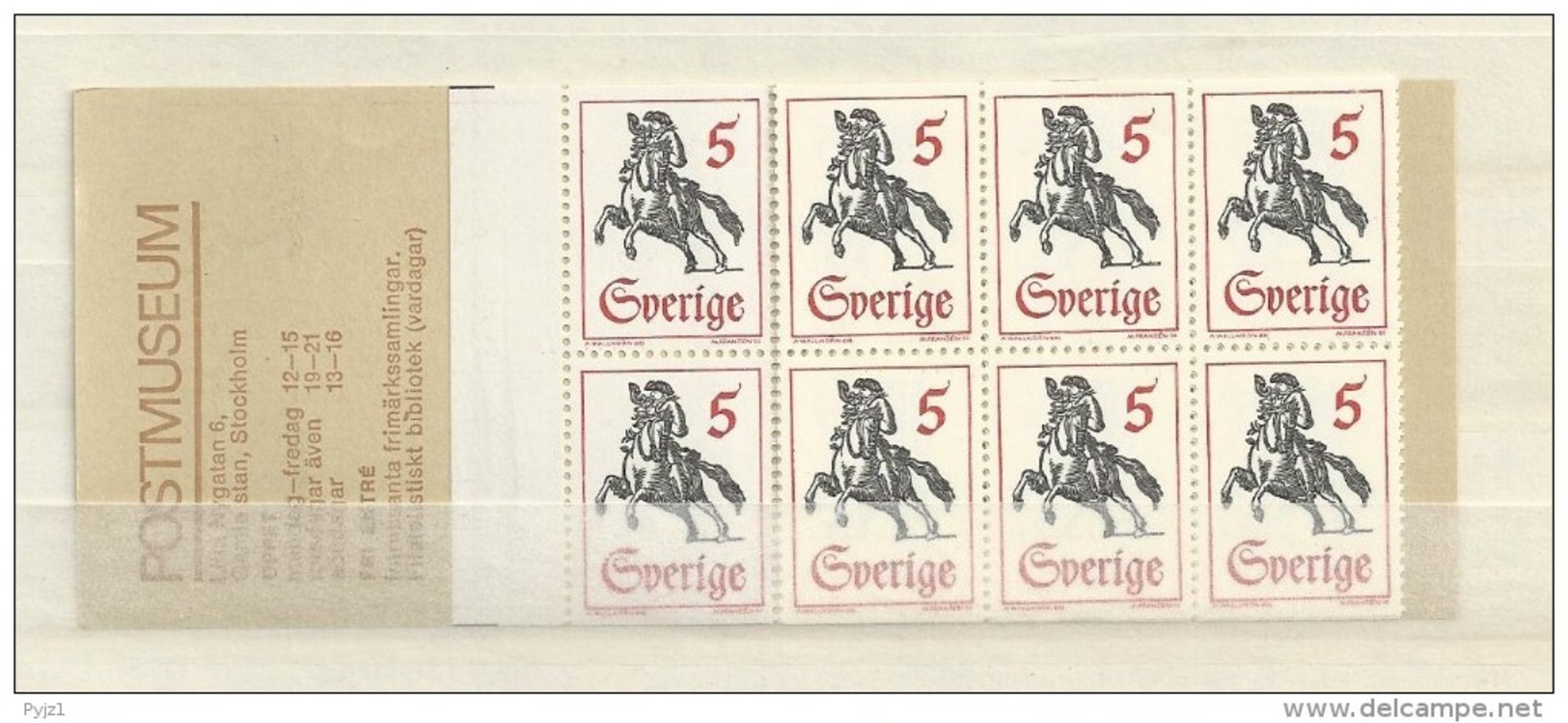 1967 MNH Sweden Booklet Mi 590 - 1951-80