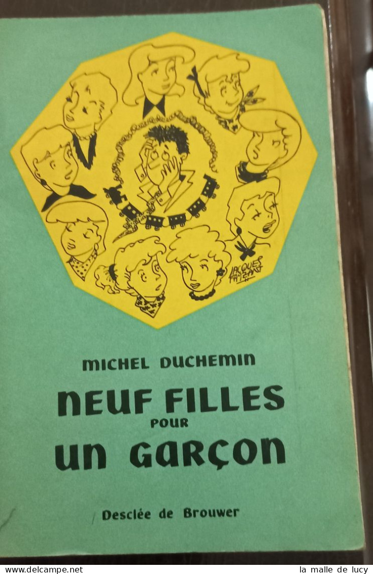 Neuf Filles Pour Un Garçon - Michel Duchemin - 1952 - Aventure