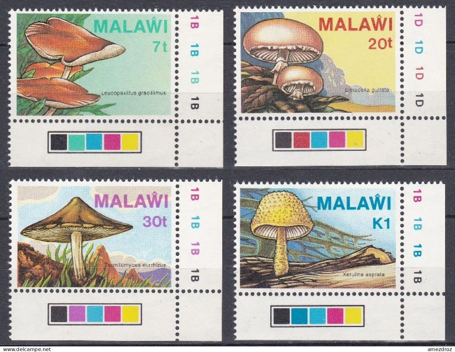 Malawi 1985 N° 444-448 ** Champignons (A4) - Malawi (1964-...)