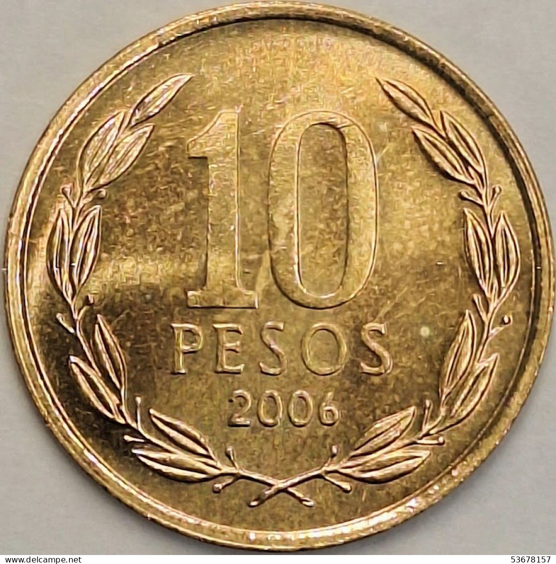 Chile - 10 Pesos 2006, KM# 228.2 (#3445) - Chile