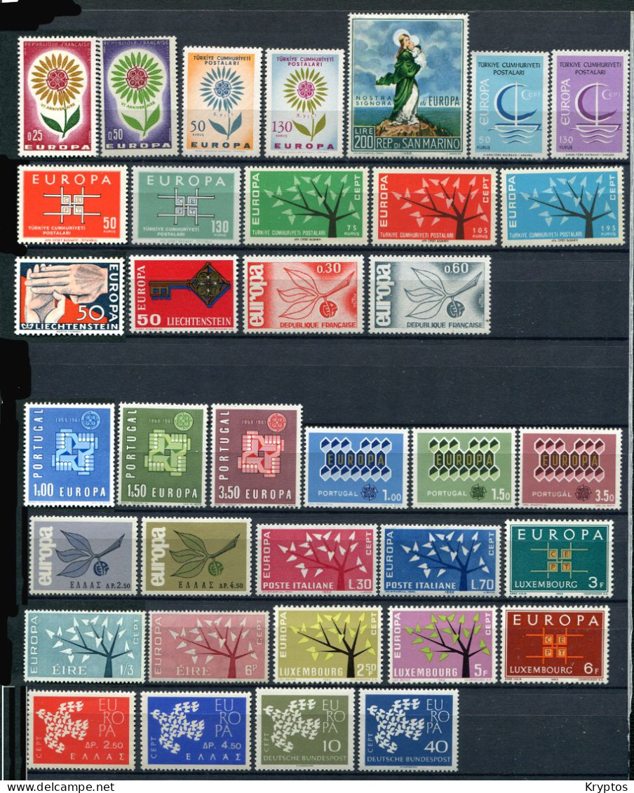 CEPT. 36 Stamps ALL In Complete Sets - ALL MINT ("MNH")** - Collezioni