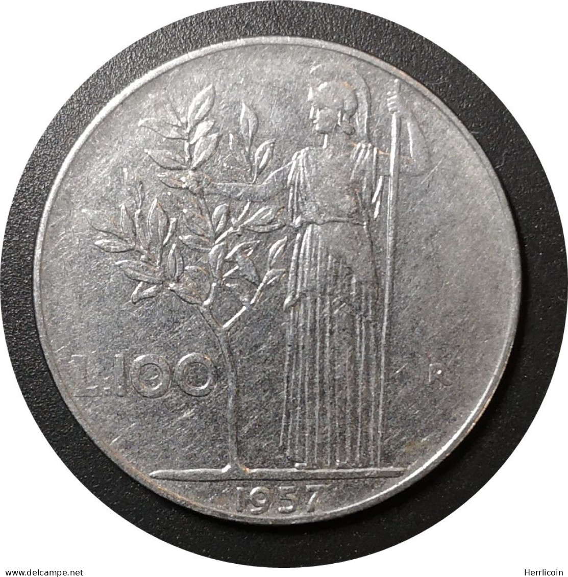 1957 - 100 Lire - Italie [KM#96.1] - 100 Liras