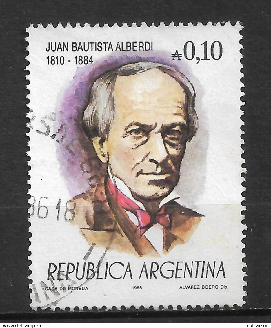ARGENTINE N° 1985 "ALBERDI " - Used Stamps