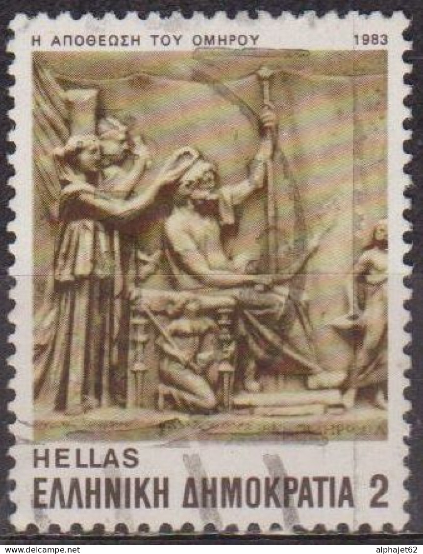 Homère - GRECE - L'apothéose - N° 1509 - 1983 - Oblitérés