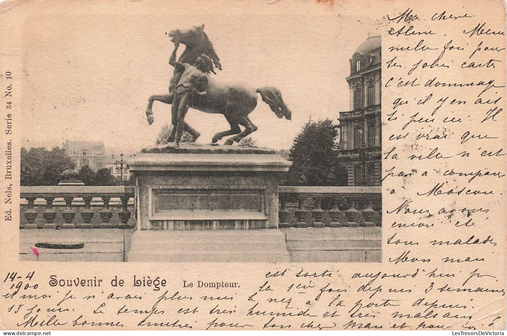 BELGIQUE - Souvenir De Liège - Le Dompteur - Dos Non Divisé - Carte Postale Ancienne - Lüttich