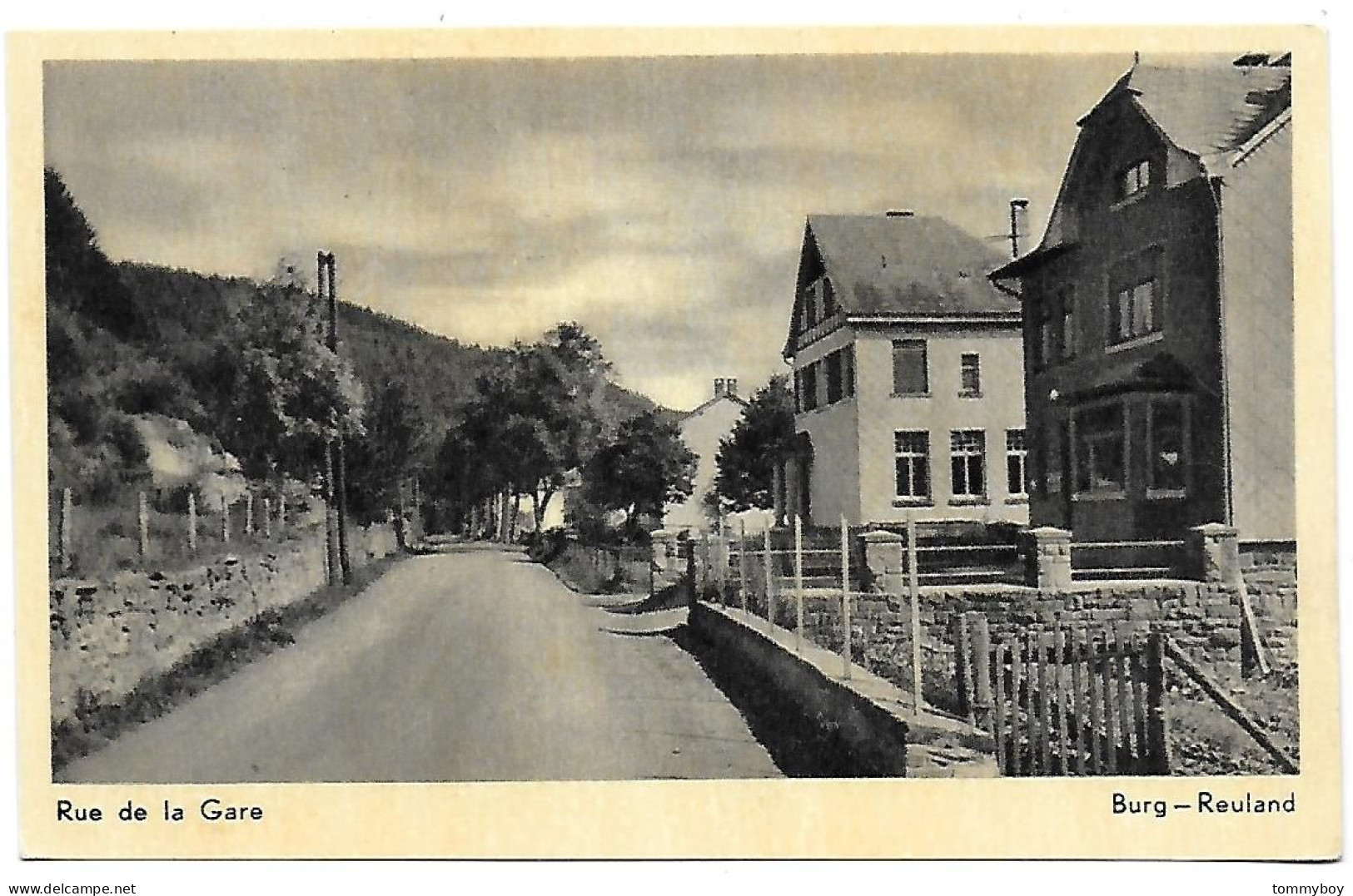 CPA Burg-Reuland, Rue De La Gare - Burg-Reuland