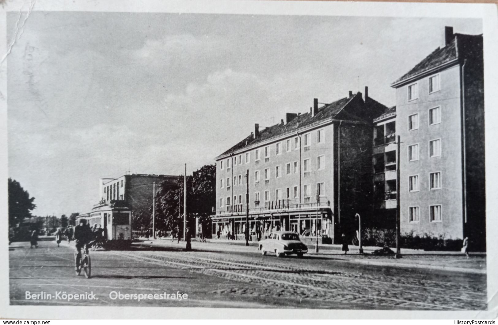 Berlin-Köpenick, Oberspreestraße, Auto, Strassenbahn, 1964 - Koepenick