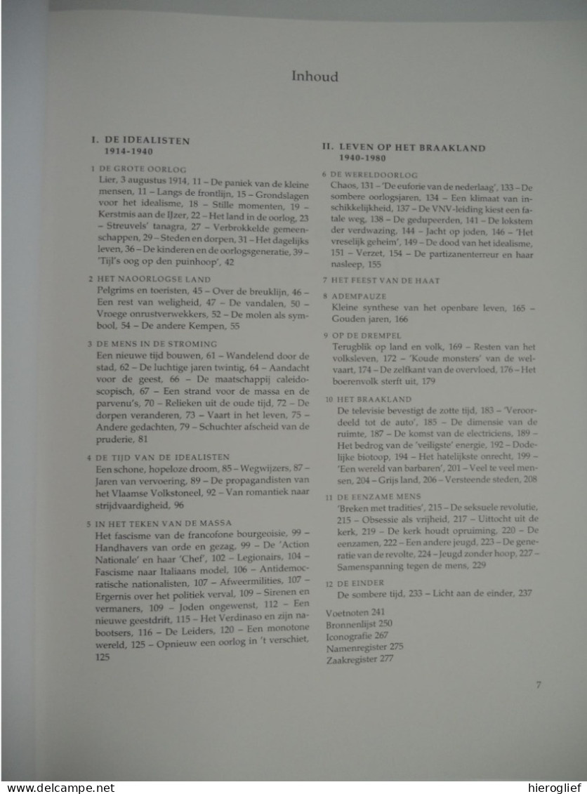 Mijn land in de kering 1830-1980 Karel Van Isacker 2 dln ° Mechelen + Niel-bij-As Vlaanderen sociale geschiedenis oorlog