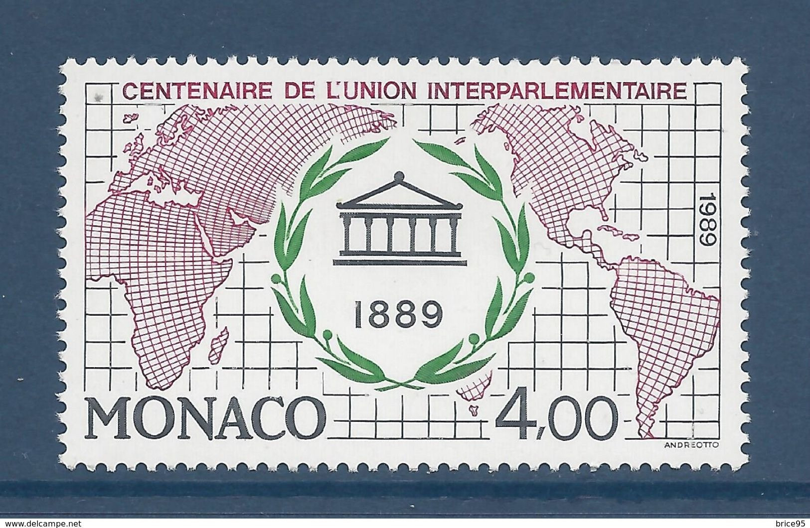 Monaco - YT N° 1700 ** - Neuf Sans Charnière - 1989 - Neufs