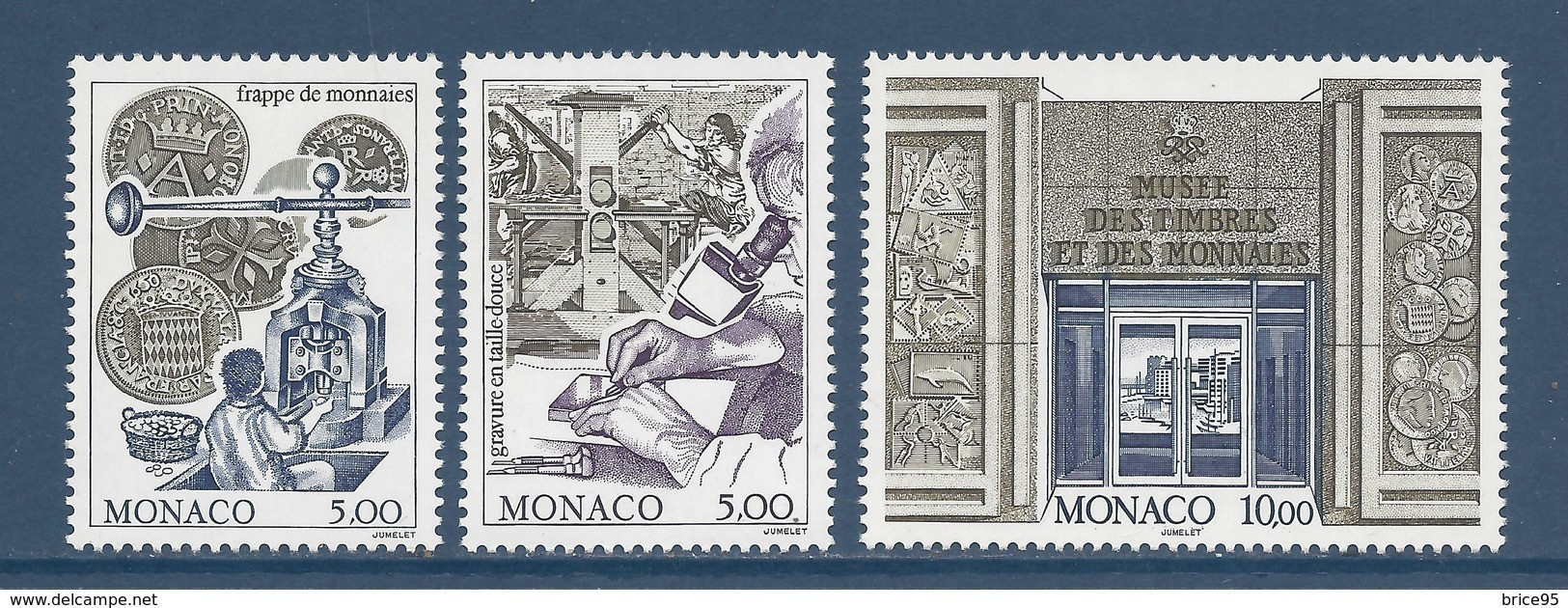 Monaco - YT N° 2060 à 2062 ** - Neuf Sans Charnière - 1996 - Neufs