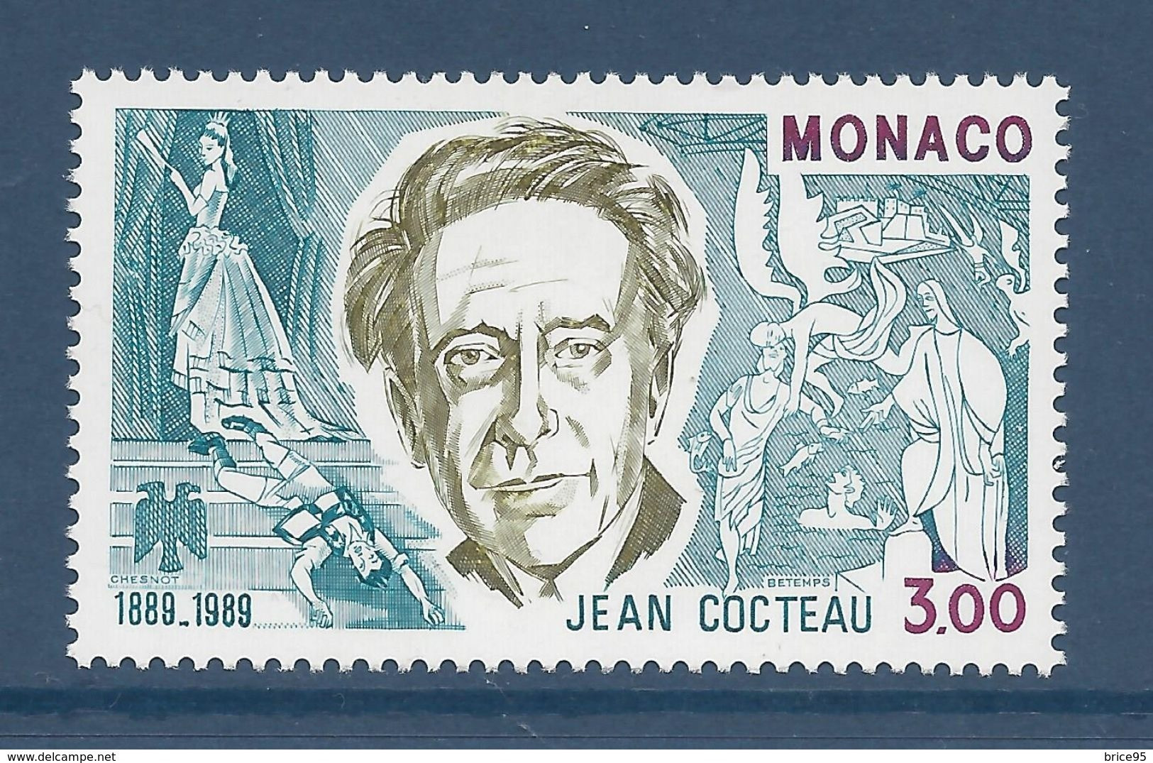 Monaco - YT N° 1679 ** - Neuf Sans Charnière - 1989 - Ungebraucht