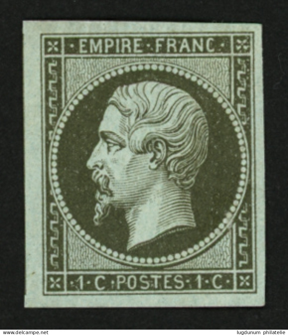 1c Empire (n°11) TTB Margé Neuf *. Superbe. - 1853-1860 Napoléon III.