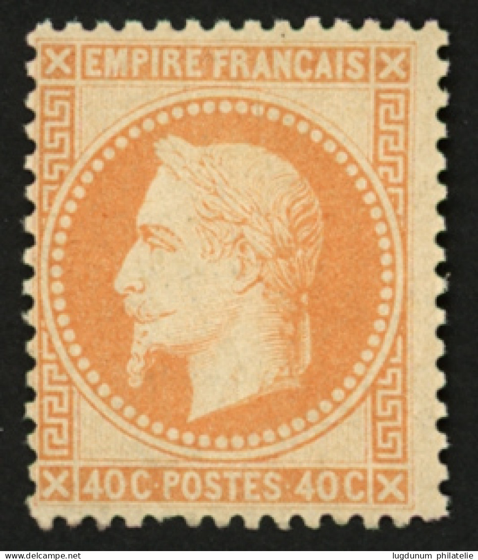 40c Empire (n°31) Neuf **.  Certificat SCHELLER. Superbe. - 1863-1870 Napoleon III Gelauwerd