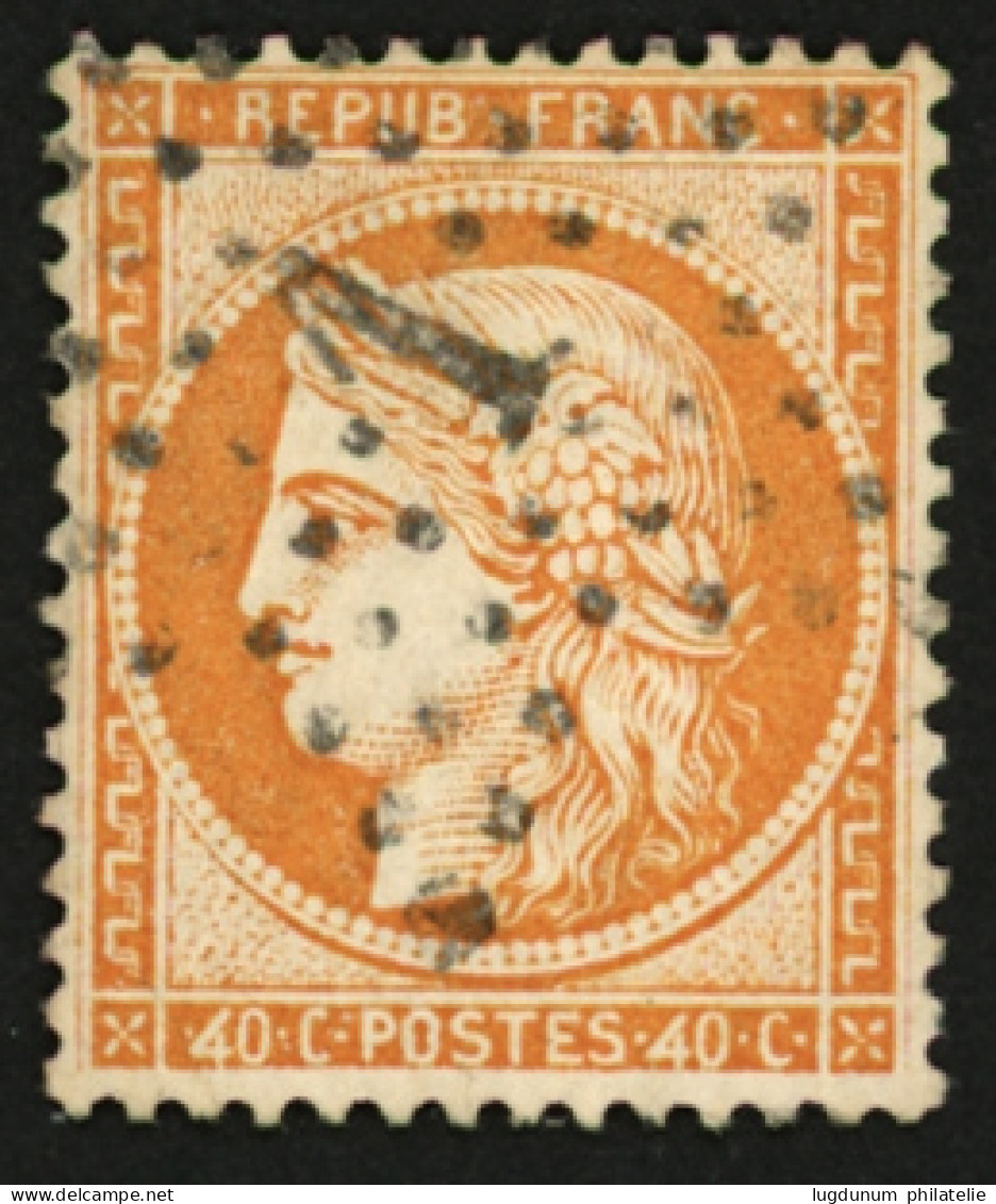 40c SIEGE Variété "4 Retouché" N°38d Obl. Etoile 1. Cote 200€. Signé SCHELLER. Superbe. - 1870 Belagerung Von Paris