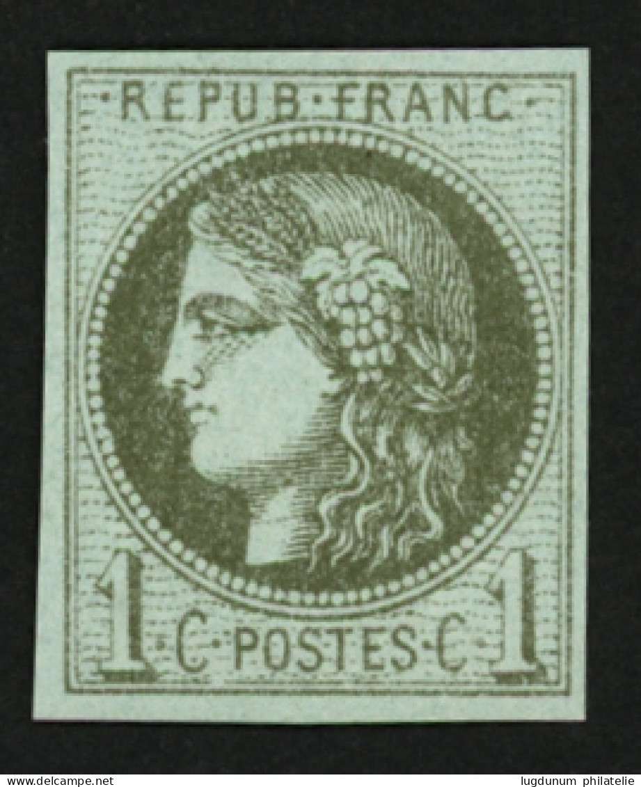 1c BORDEAUX Report 3 (n°39C) Neuf **. Superbe. - 1870 Ausgabe Bordeaux