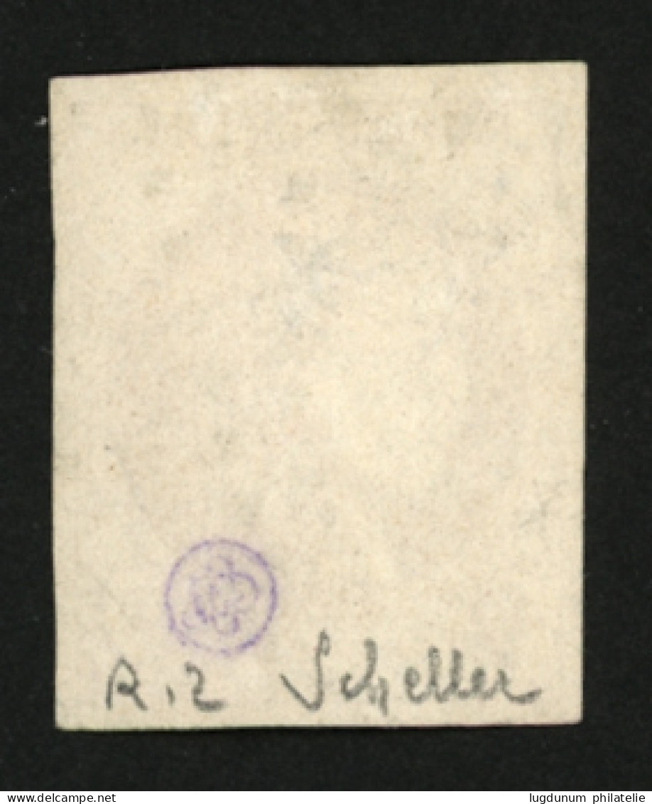 2c BORDEAUX (n°40B) TTB Margé Obl. GC. Signé SCHELLER. TTB. - 1870 Bordeaux Printing