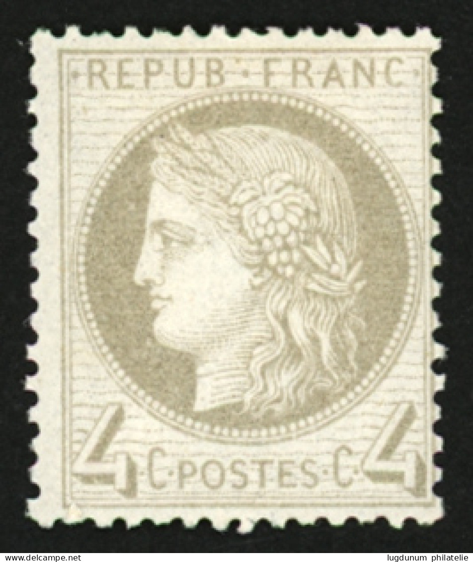 4c CERES (n°52) Neuf *. Trés Belle Gomme. Cote 500€. Signé ROUMET. TTB. - 1871-1875 Ceres