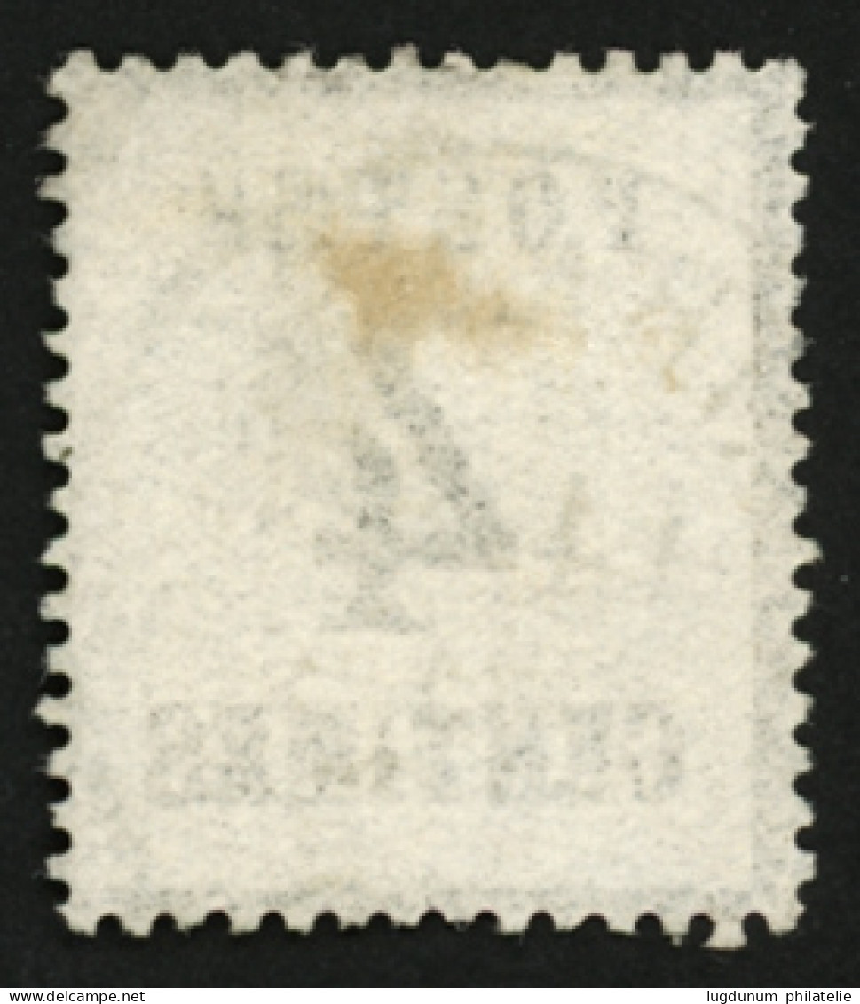 ALSACE LORRAINE : 4c Gris Obl. WORTH A. D. SAUER. Bureau Rare Surtout Sur 4c. TB. - 1849-1876: Klassik