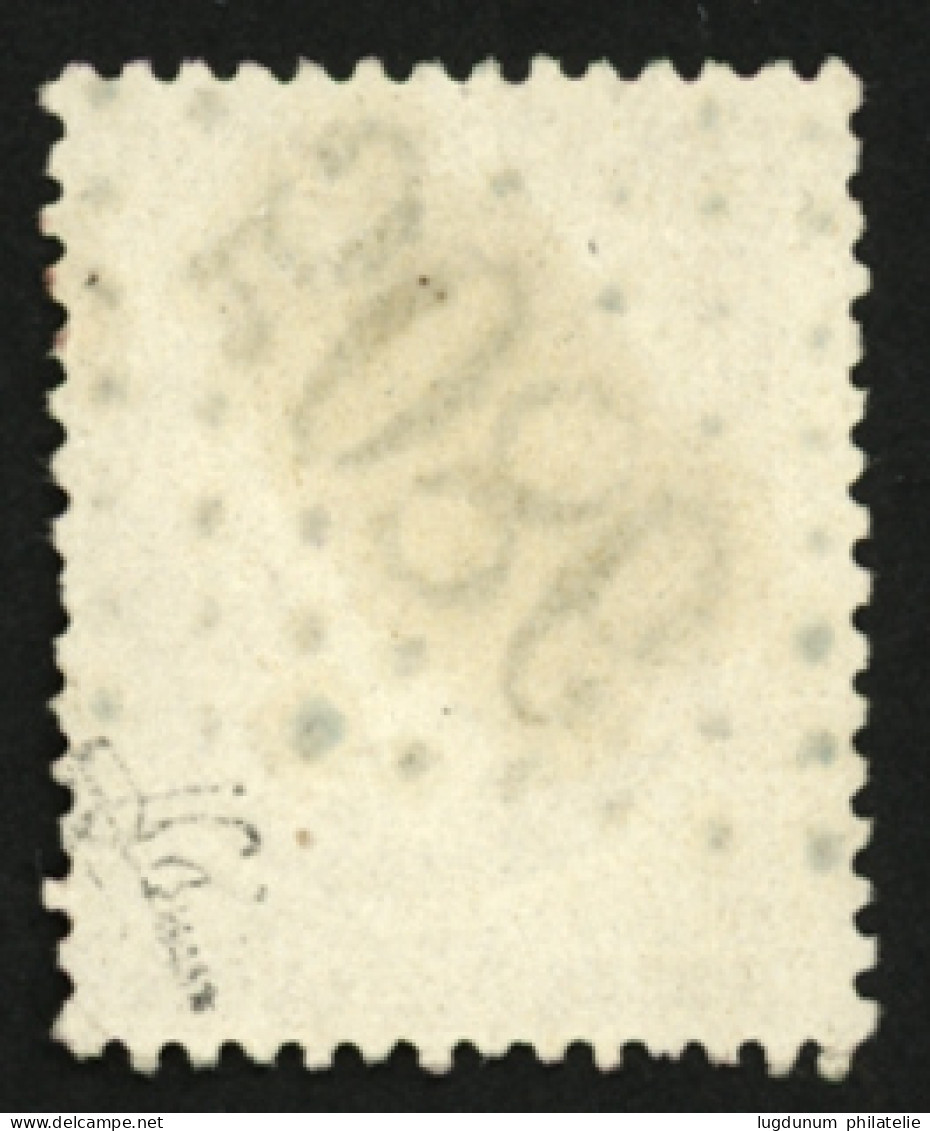 GALLIPOLI : 10c (n°21) Obl. GC 5086. Cote 220€. Signé BRUN. Frappe Luxe. - 1849-1876: Période Classique