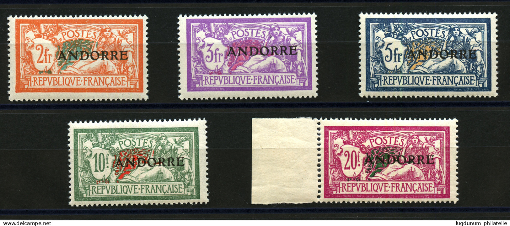 ANDORRE : Série N°1 à 23 Neuf **. Cote 2700€. Tous Les Timbres Luxes Sauf N°7 (pelurage) Et N°18 (dents Courtes). Superb - Autres & Non Classés