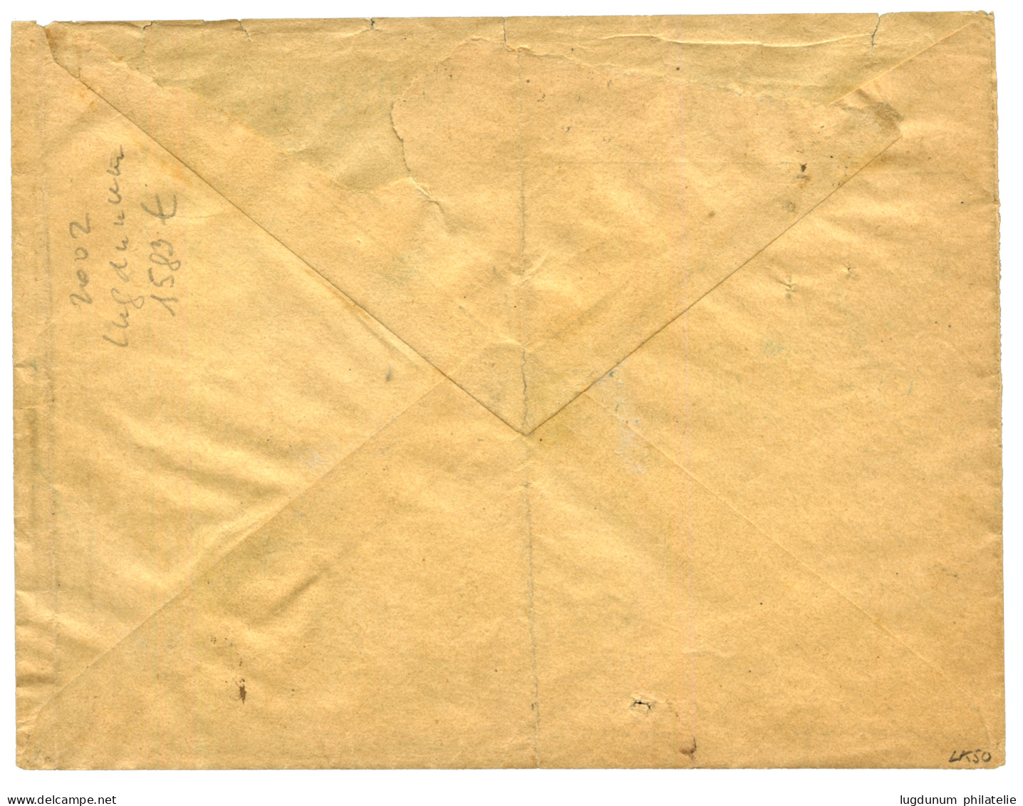 ALGERIE : 1890 Entier 15c SAGE + 15c Sage Obl. BOUGIE ALGERIE Sur Enveloppe Pour ALGER Taxée à L' Arrivée Avec Un 60c TA - Autres & Non Classés