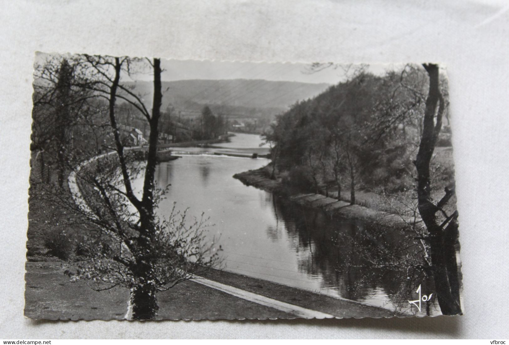 L71, Cpsm 1958, Châteauneuf Du Faou, La Vallée De L'Aulne à L'écluse De Bézernic, Finistère 29 - Châteauneuf-du-Faou