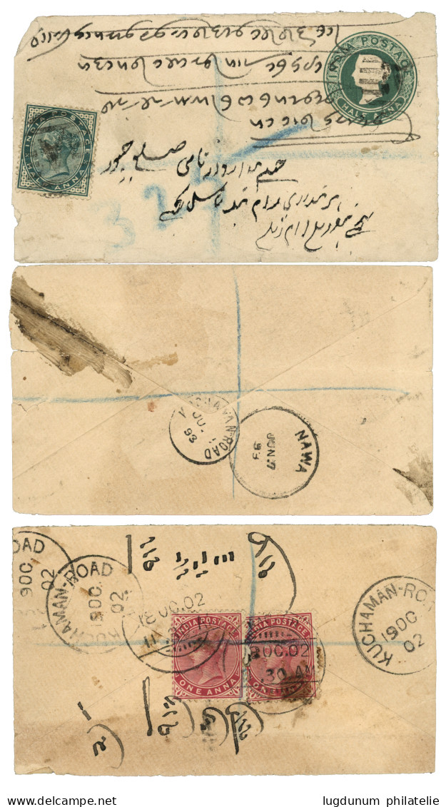 INDIA :  1898/1903 Lot 19 REGISTERED Covers. Some Faults. F/Vf. - Otros & Sin Clasificación