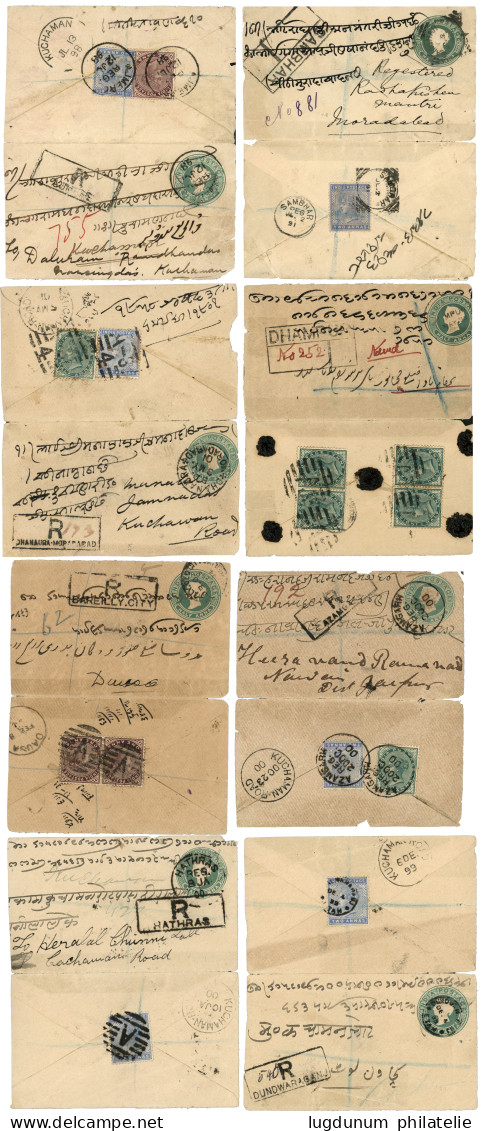 INDIA :  1898/1903 Lot 19 REGISTERED Covers. Some Faults. F/Vf. - Other & Unclassified