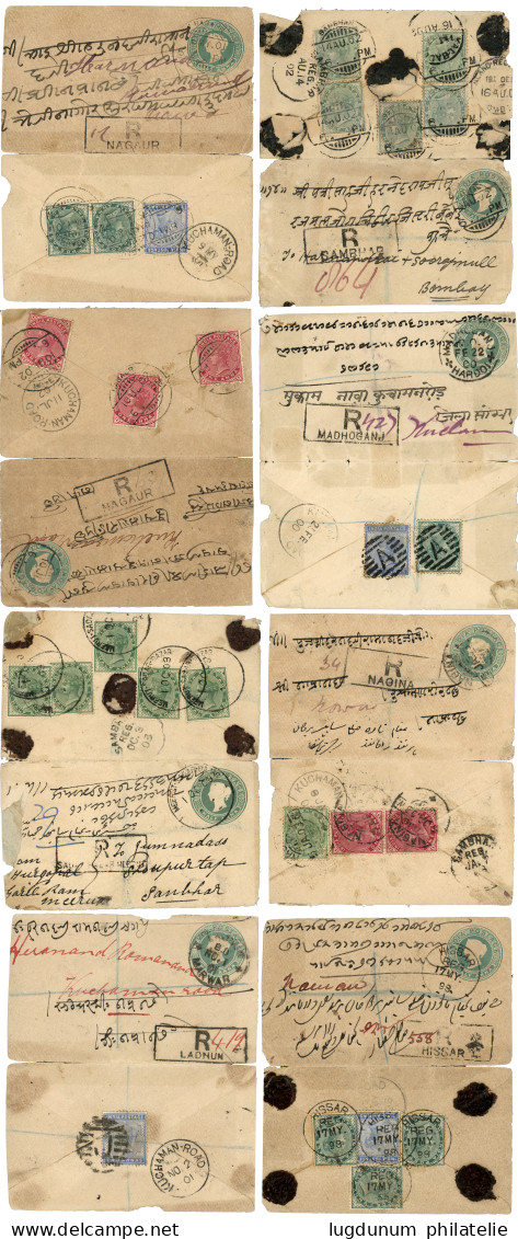 INDIA :  1898/1903 Lot 19 REGISTERED Covers. Some Faults. F/Vf. - Sonstige & Ohne Zuordnung