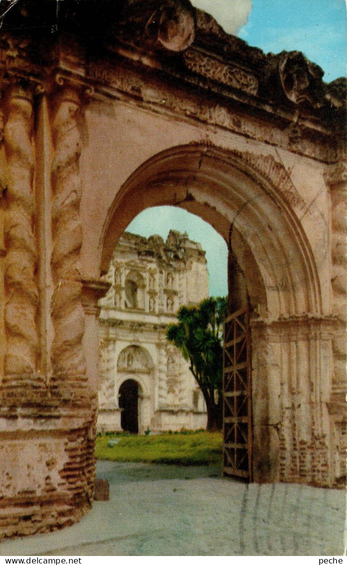 N°122110 -cpsm Main Gate Of The Conven Of San Francisco -Antigua- - Guatemala