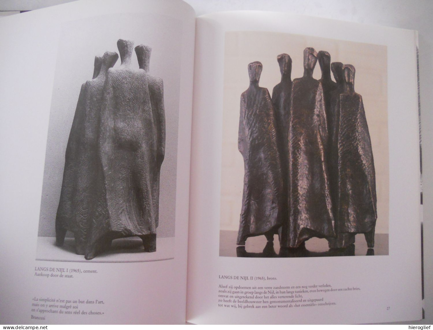 Jeanne De Dijn - Sculpturen - Reizen Naar Binnen Door Harold Van De Perre ° Wichelen + Dendermonde GESIGNEERD Kunst - History