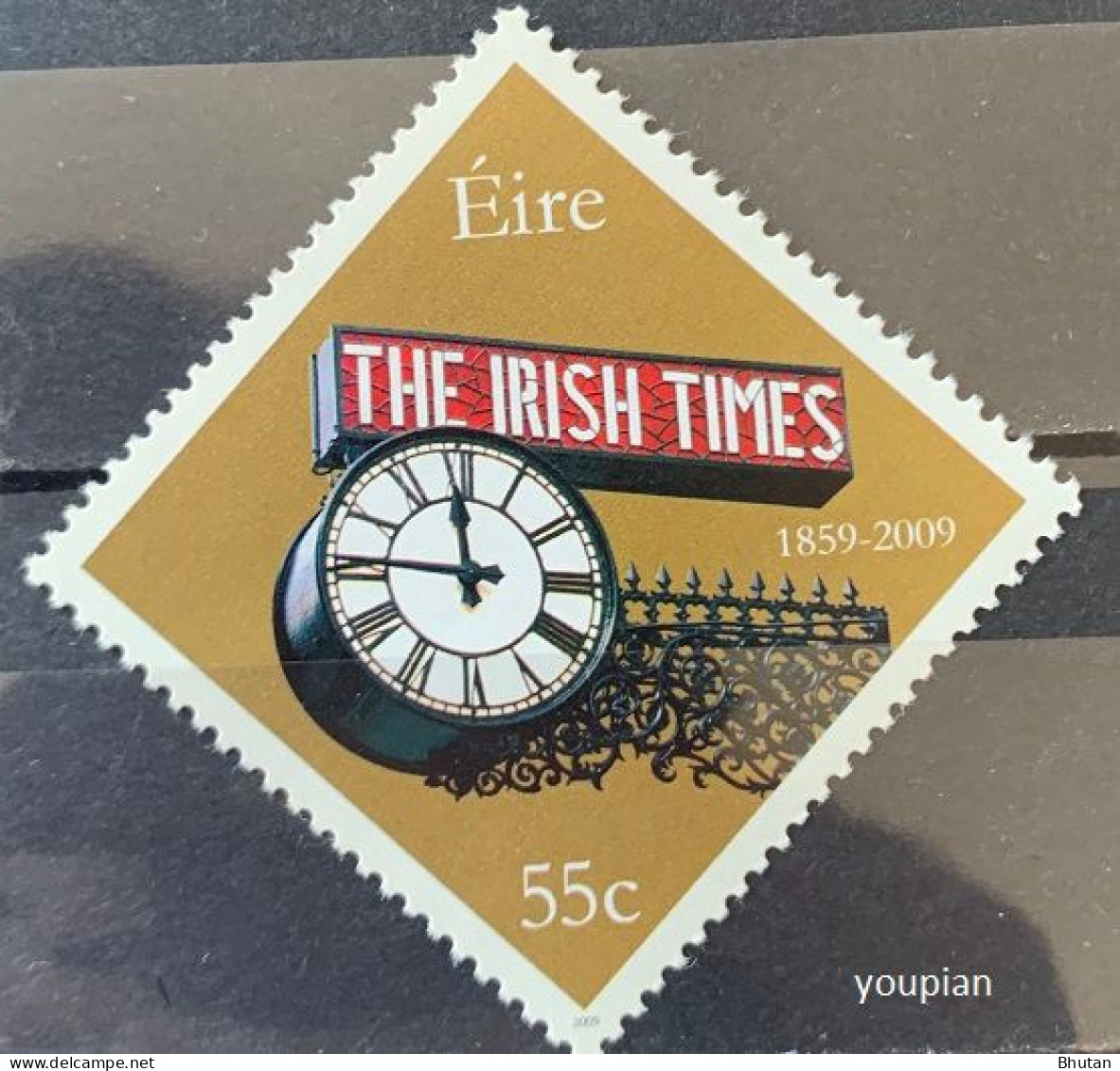 Ireland 2009, The Irish Times, MNH Unusual Single Stamp - Used Stamps