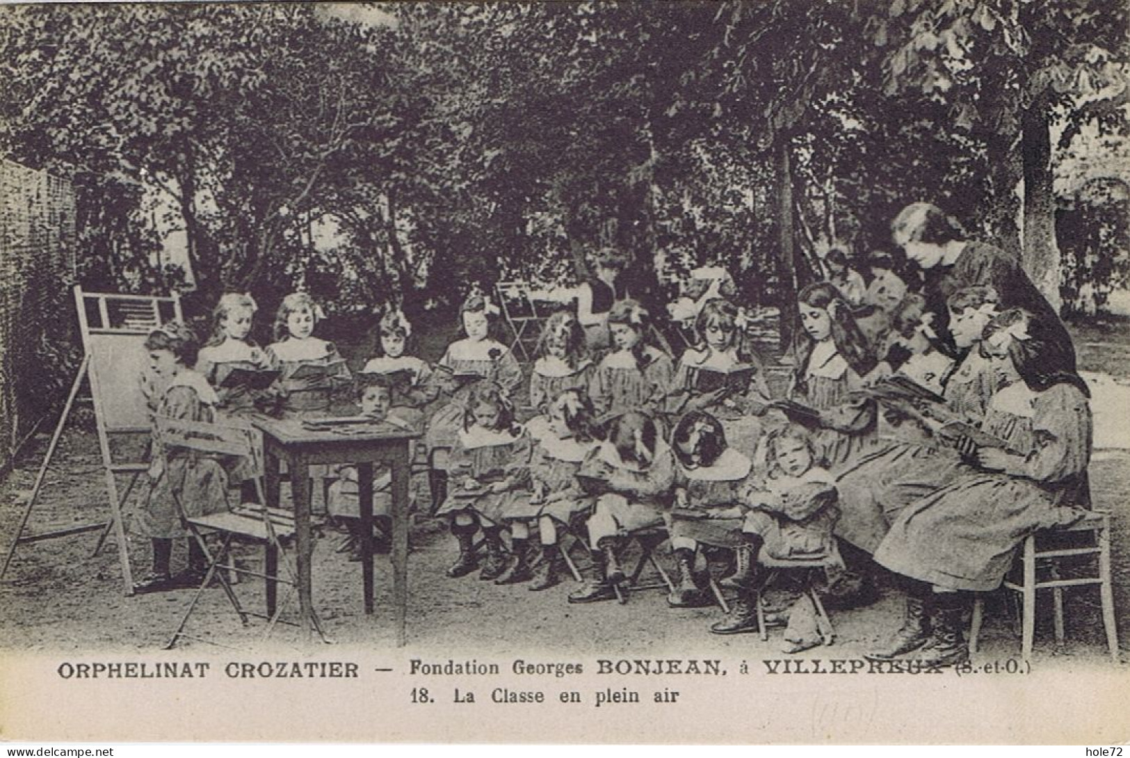 78 - Villepreux (Yvelines) - Orphelinat Crozatier - Fondation Georges Bonjean - La Classe En Plein Air - Villepreux