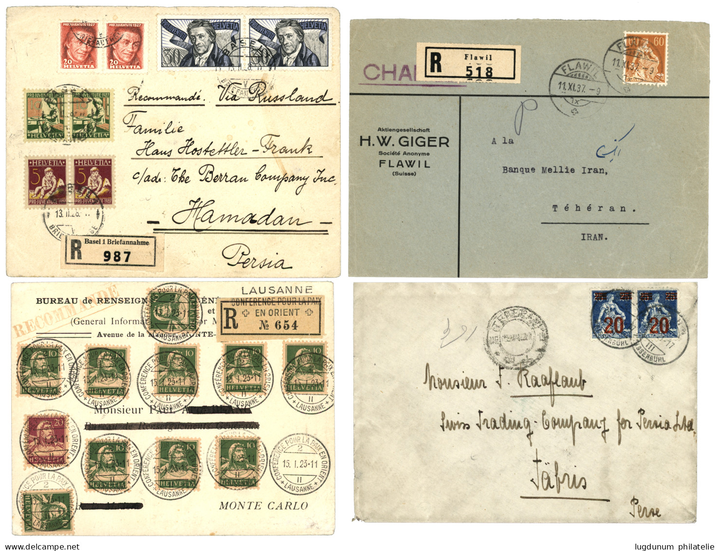 WORLDWIDE POSTAL HISTORY : Lot Of 57 Covers. See Website. Vf. - Sammlungen (ohne Album)