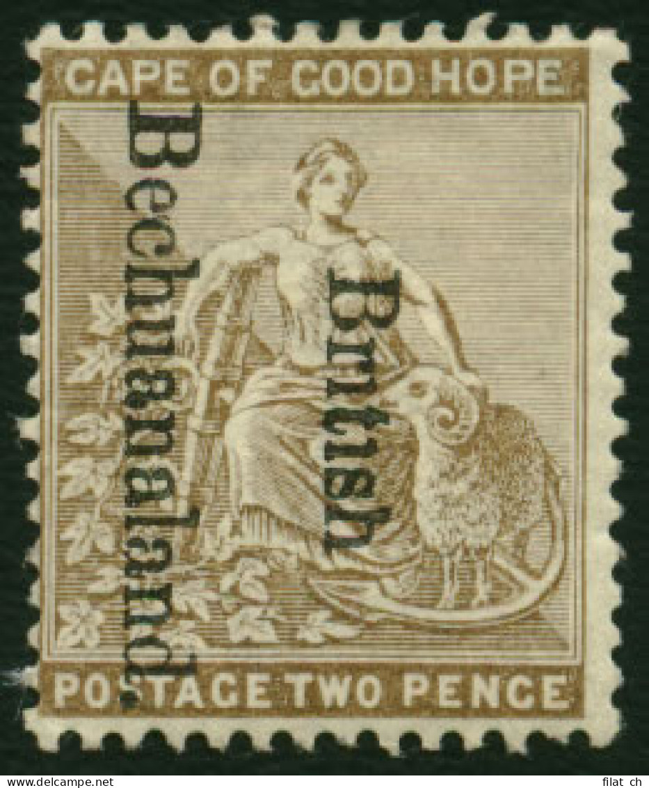 Bechuanaland 1893 2d No Dots To "I" Of "British" VF/M  - Otros & Sin Clasificación