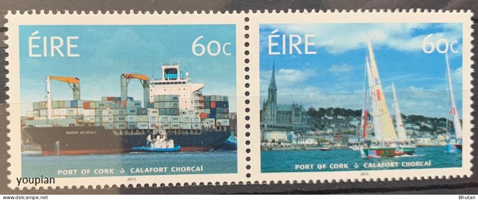 Ireland 2013, Port Of Cork, MNH Stamps Strip - Unused Stamps